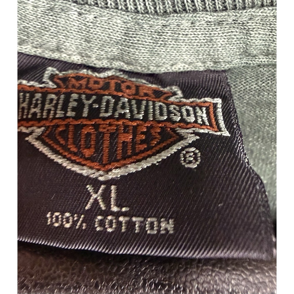 Vintage 1992 Harley Davidson Tomahawk WI T Shirt XL USA Motorcycle Biker Tee - Picture 2 of 7
